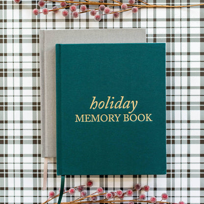 Holiday Memory Book & Family Keepsake | Memory Scrapbook