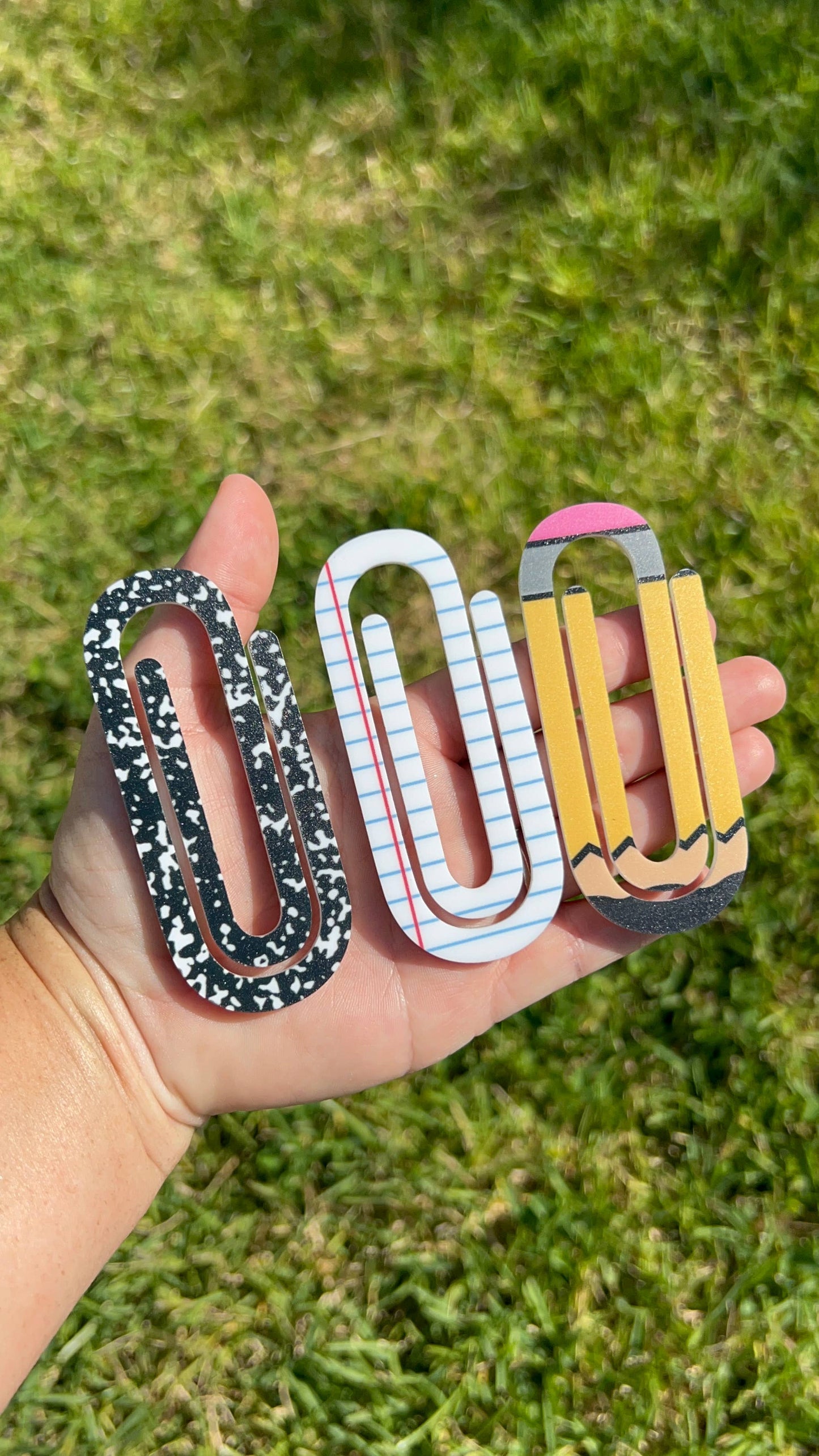 Teacher Paperclip Bookmark set, bookmark gift for teacher,