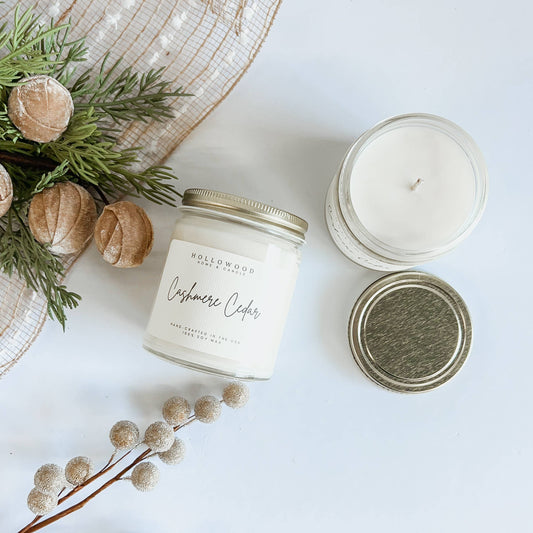 CASHMERE CEDAR | HOLIDAY CANDLE | 100% SOY WAX | 8 OZ