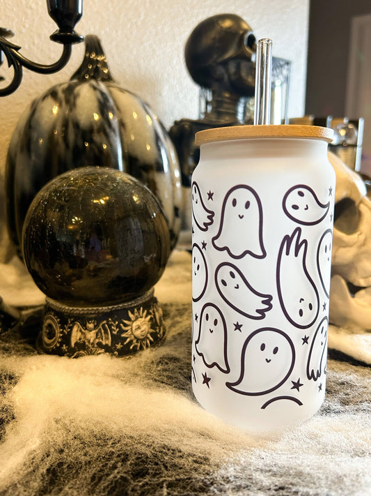 Ghost Libbey Can glass