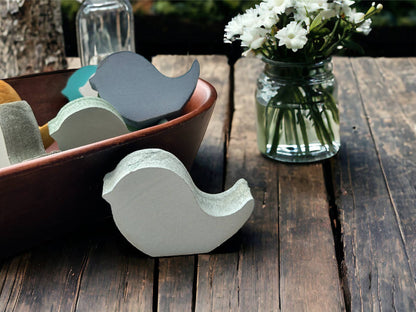 Primitive/Rustic MINI Wood Bird Bowl Fillers - set of 3