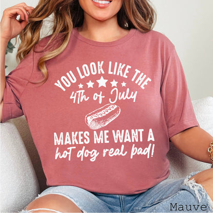 You Look Like The 4th Of July Graphic Tee  | Bella Canvas