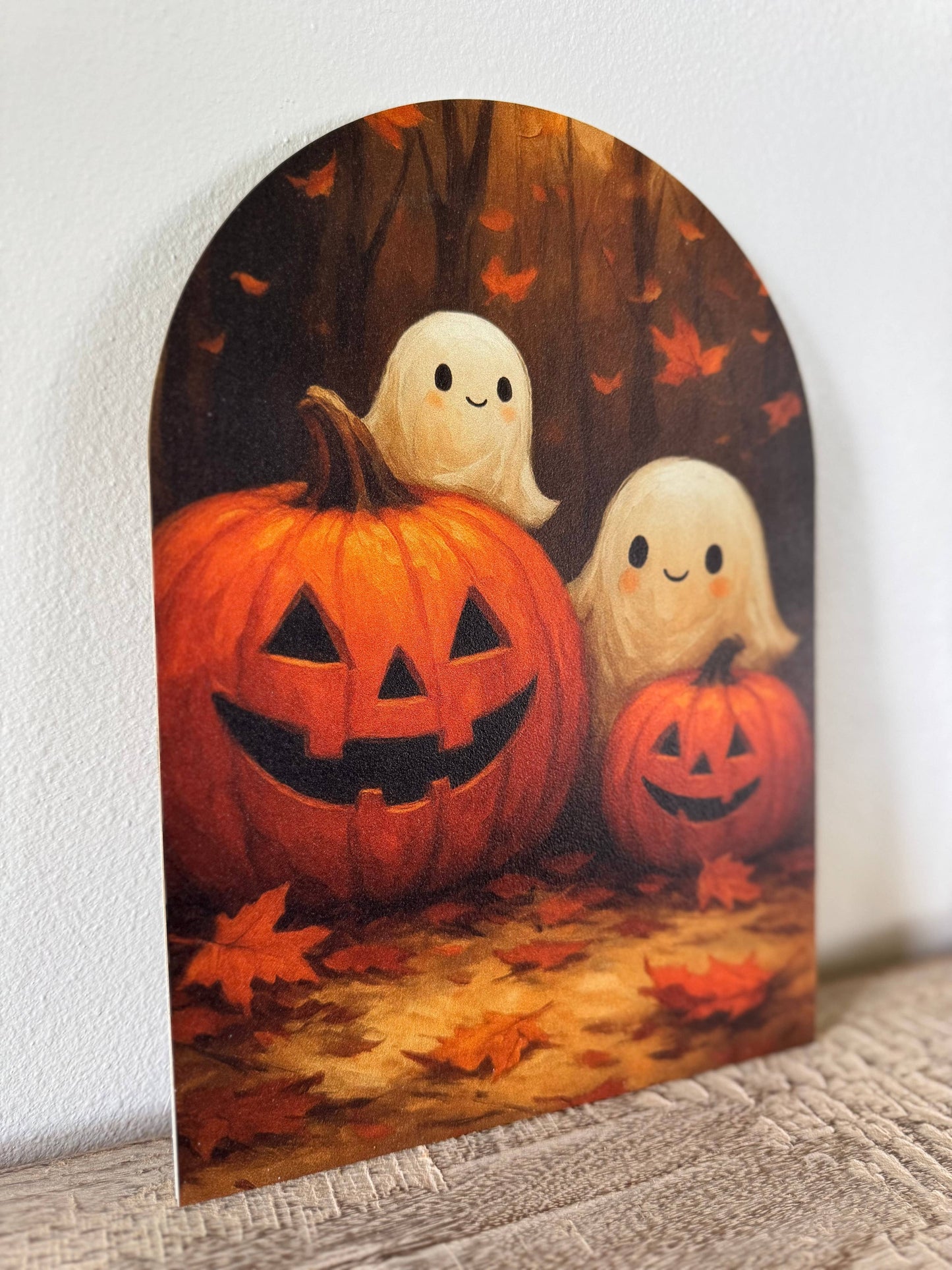 Pumpkin Ghosts, Arch | Halloween Decor