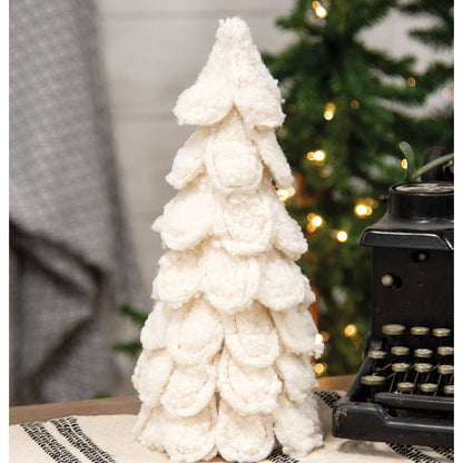 White Sherpa Christmas Tree - 13.5"