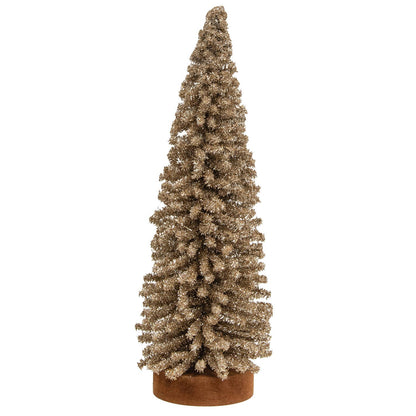 Champagne Gleam Bristle Tree - 10"