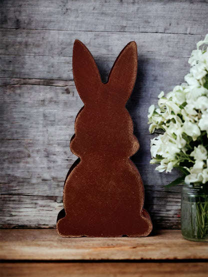 Primitive Rustic Wood Bunny Shelf Sitter - Style Four