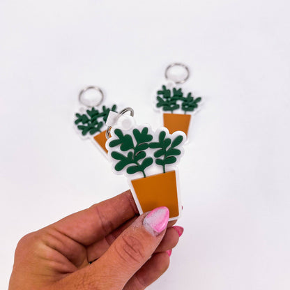 Jade Plant - Keychain