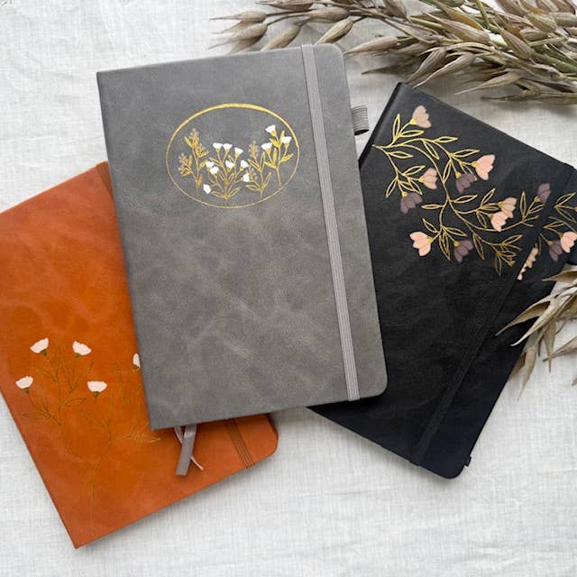 One of a Kind Lined Journal, Faux Leather Journal