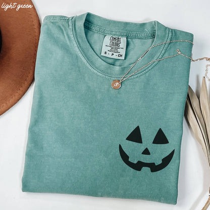 Jack-O-Lantern Face Tee *7 Colors (S-3X)