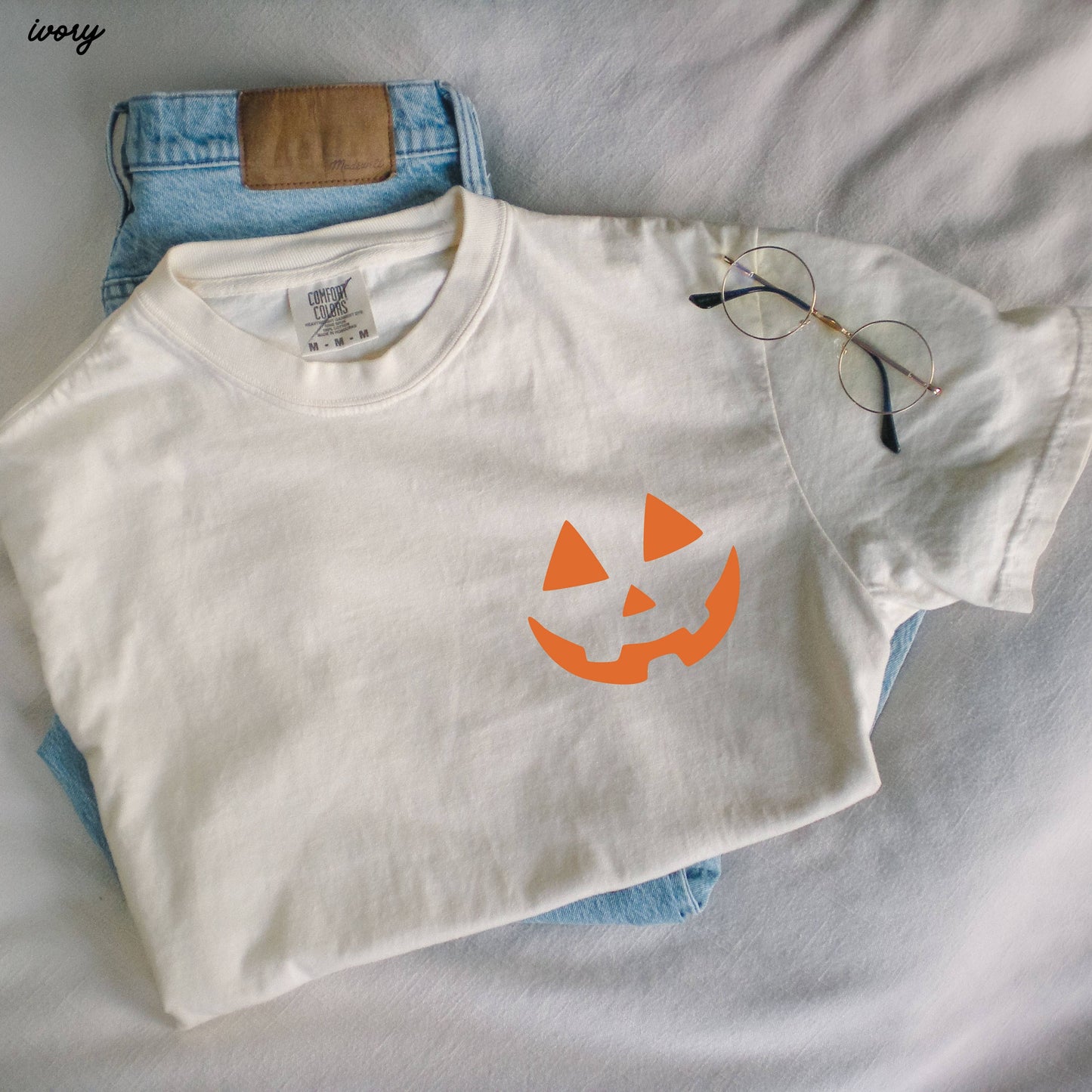 Jack-O-Lantern Face Tee *7 Colors (S-3X)