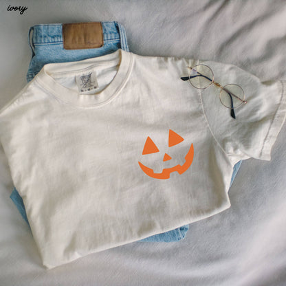 Jack-O-Lantern Face Tee *7 Colors (S-3X)