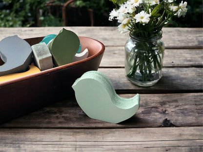 Primitive/Rustic MINI Wood Bird Bowl Fillers - set of 3