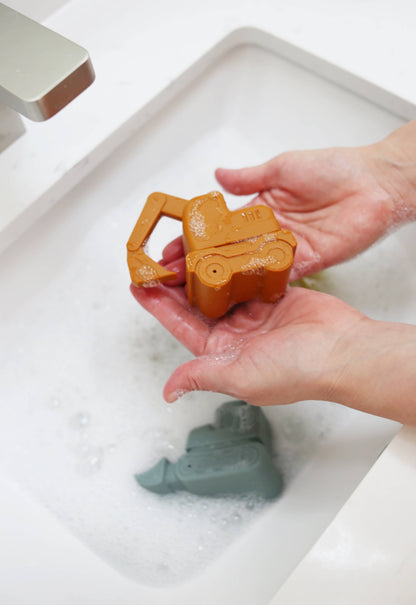 Construction Mold Free Silicone Bath Toy Set 