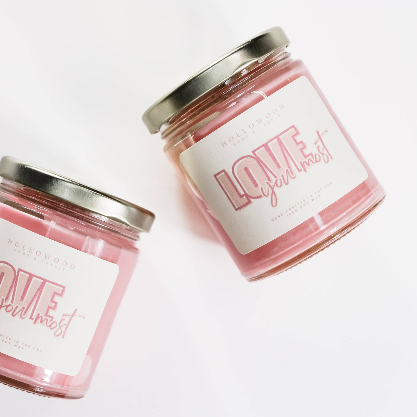 Love you most | Valentine | 8-ounce Candle