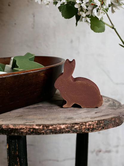 Primitive/Rustic MINI Wood Bunny Bowl Fillers - set of 3