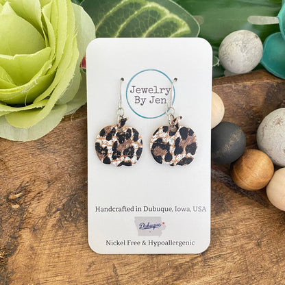 Mini Pumpkin Earrings: Baby Cheetah